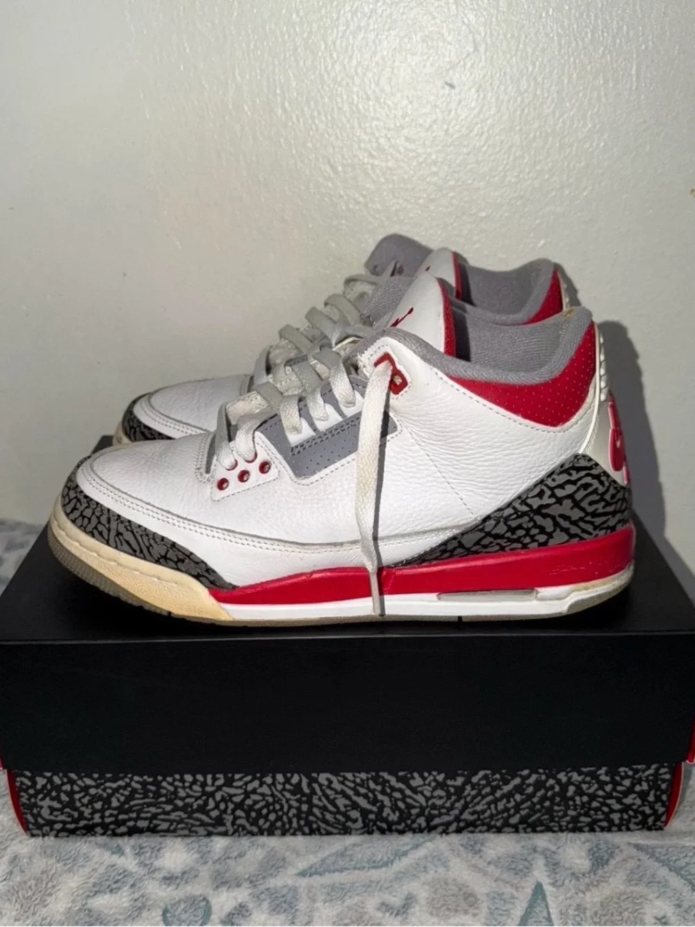 Air Jordan 3 fire red men size 7
